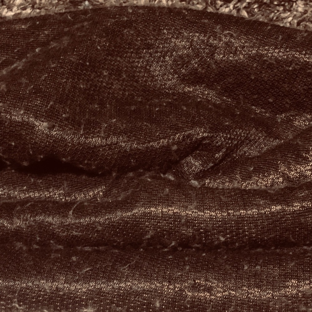 NEW Brown Quarter-Zip Sherpa Pullover - Picture 7 of 7